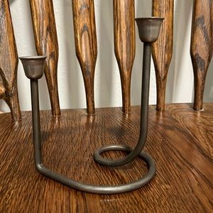 Metal candleholder